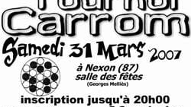 Un tournoi de carrom en 2007