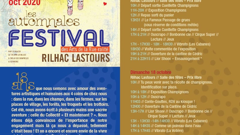Les Automnales 2020